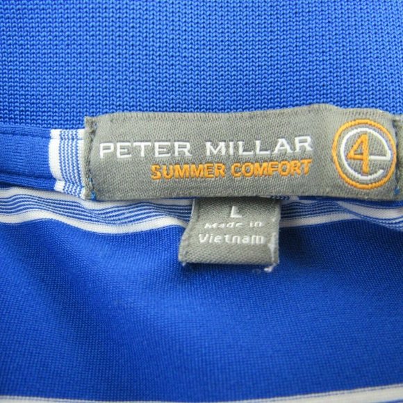 Peter Millar Summer Comfort Mens Golf Polo - Picture 4 of 5